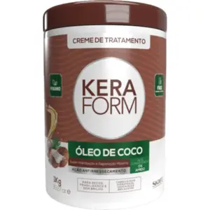 Máscara Capilar de Tratamento Intensivo Skafe Óleo de Coco Com 1 kg