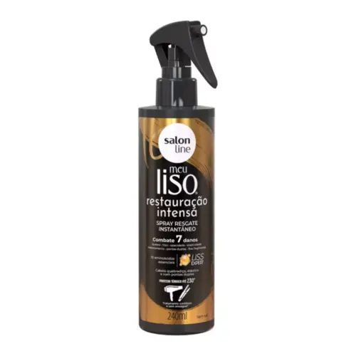 Spray de restauração intensa Salon Line Meu Liso Com 240ml