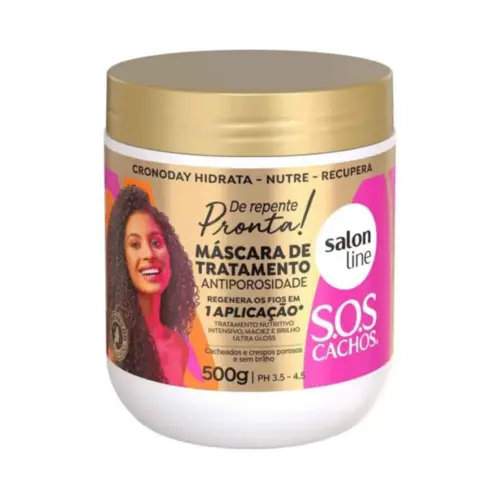 Máscara Salon Line Antiporosidade de Repente Pronta 500 g