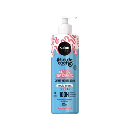 Creme Modelador Condicionador Salon Line Cachos dos Sonhos Fixação Forte 500ml