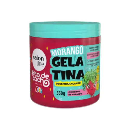 Gelatina Salon Line Kids Morango 550g