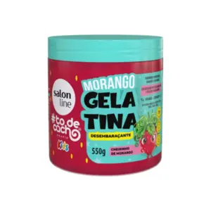 Gelatina Salon Line Kids Morango 550g