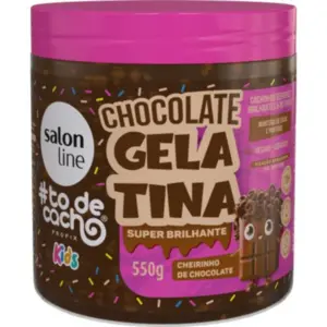 Gelatina Capilar To de Cachinho Kids Salon Line Molinha Fixada Com 550 g