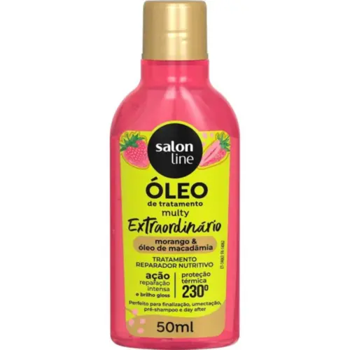 Óleo Capilar Salon Line Morango Multy Extraordinário 50ml