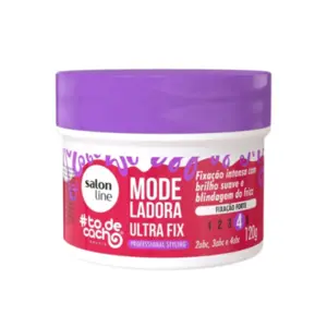 Modeladora Salon Line #TôDeCacho Ultra Fix 120g