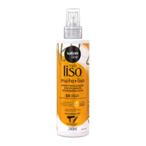 Desfrizante de proteção térmica Salon Line Meu Liso Muito + Liso Com 240 ml
