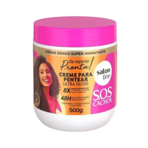 Creme para Pentear Salon Line Ultra Gloss de Repente Pronta 500 g