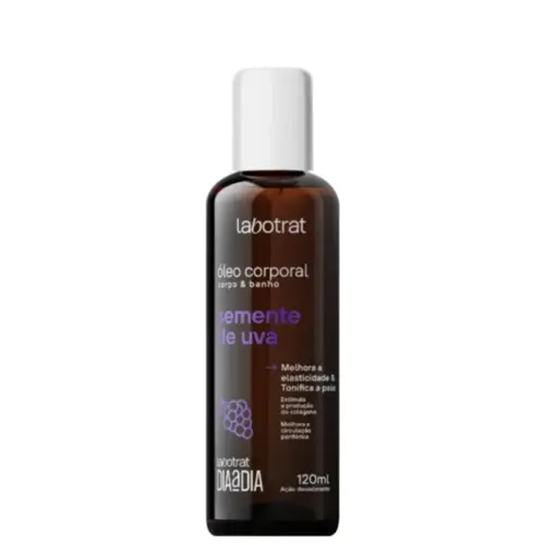 Óleo Corporal Labotrat Semente de Uva 100% puro Com 120 ml