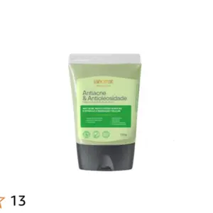 Máscara Facial de Argila Verde Antiacne e Antioleosidade Labotrat Com 130 g