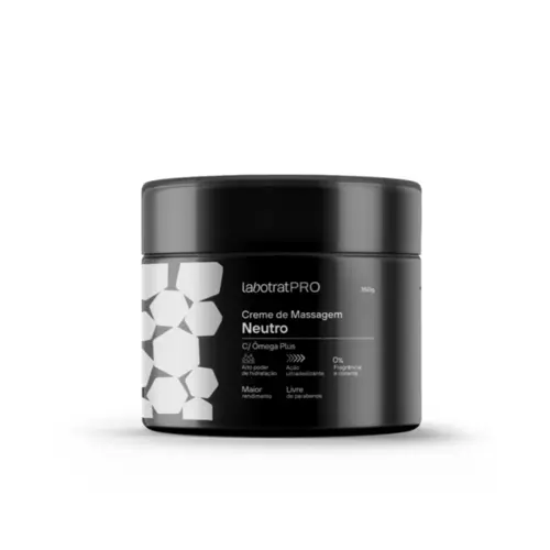 Creme de Massagem Corporal Labotrat Neutro Com 350 g