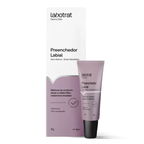 Preenchedor Labial Labotrat Volumiza e hidrata Com 8 g