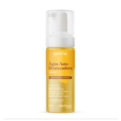 Água Autobronzeadora Labotrat Natural Vai e Brilha Com 130 ml
