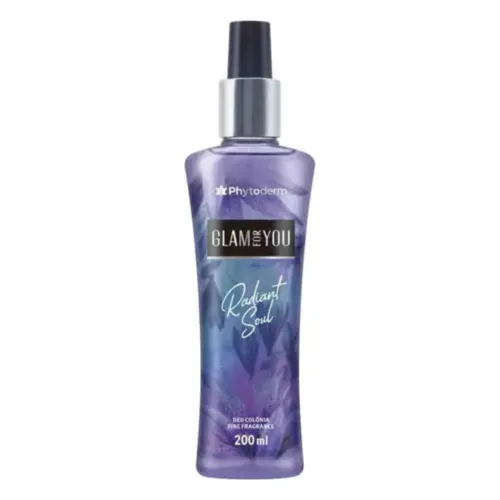 Água de Colônia Phytoderm Splash Glam Radia Sou Com 200 ml