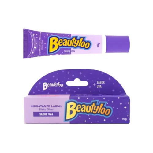 Hidratante Labial Face Beautiful Beautyloo Uva Com 10g