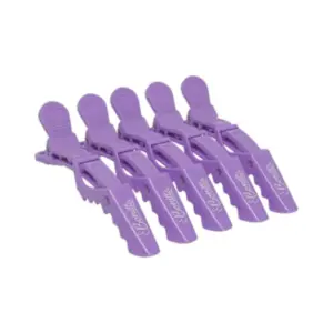 Clips crocodilo Marco Boni antiderrap roxo Com 6 unidades