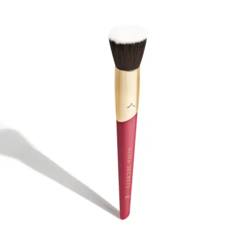 Pincel para base Niina Secrets Kabuki cerdas duo fiber design reto Com 1 unidade