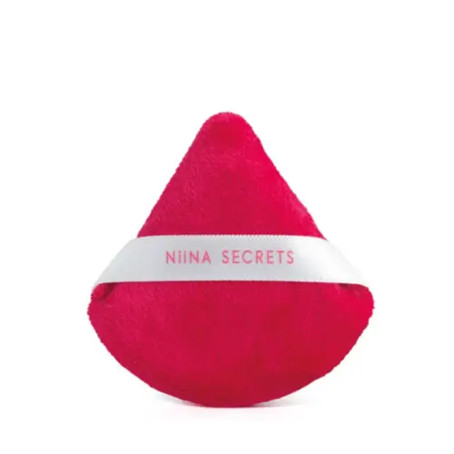 Esponja de Maquiagem Niina Secrets Pink Puff formato angulado aveludada Com 1 unidade