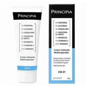 Creme Calmante Multirreparador Principia 17,5% Mix de Ativos Com 40 g