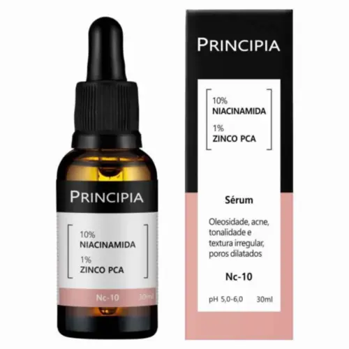 Sérum Facial anti-idade Principia 10% niacinamida e 1% zinco PCA Com 30ml