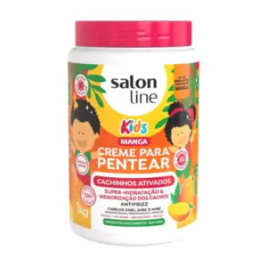 Creme de Pentear Salon Line Cachinhos Definidos Kids Manga Com 1 kg