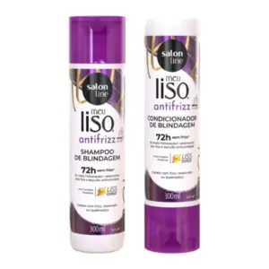 Shampoo e Condicionador Meu Liso Antifrizz Salon Line Com 300 ml e 200 ml