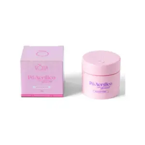 Pó acrílico com glitter Vólia Cosméticos Goyave Shine Com 20 g
