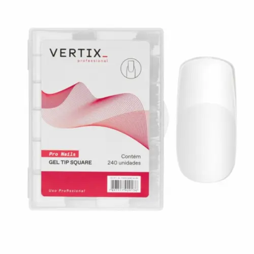 Gel Tip Belliz Vertix Square Com 240 unidades