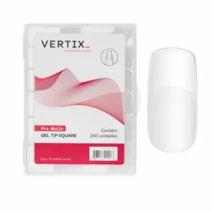 Gel Tip Belliz Vertix Square Com 240 unidades