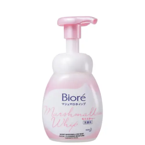 Espuma de Limpeza Facial Bioré Marshmallow Whip Rich Moisture Com 150 ml