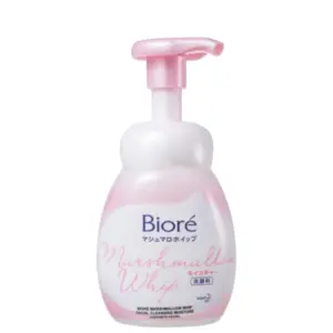 Espuma de Limpeza Facial Bioré Marshmallow Whip Rich Moisture Com 150 ml