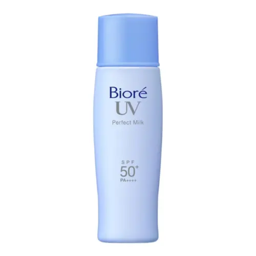 Protetor Solar Facial e Corporal Bioré UV Perfect Milk FPS50 toque seco sem fragrância Com 40 ml