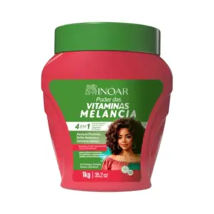 Creme de Tratamento Inoar Poder das Vitaminas Melancia Com 1000 g