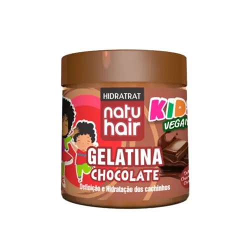 Gelatina Capilar NatuHair Kids Chocolate Com 550 g