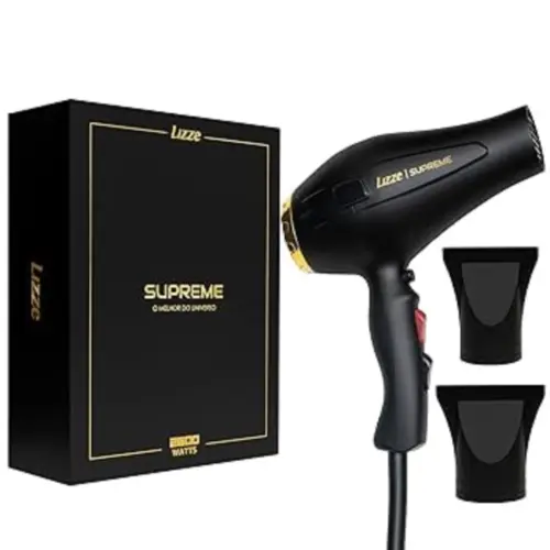 Secador de Cabelo Lizze Supreme 127V Lizze 2600W Profissional Com 1 unidades