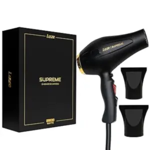 Secador de Cabelo Lizze Supreme 127V Lizze 2600W Profissional Com 1 unidades