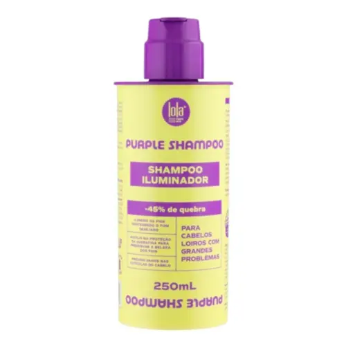 Shampoo Iluminador Lola Cosmetics Purple Com 250 ml