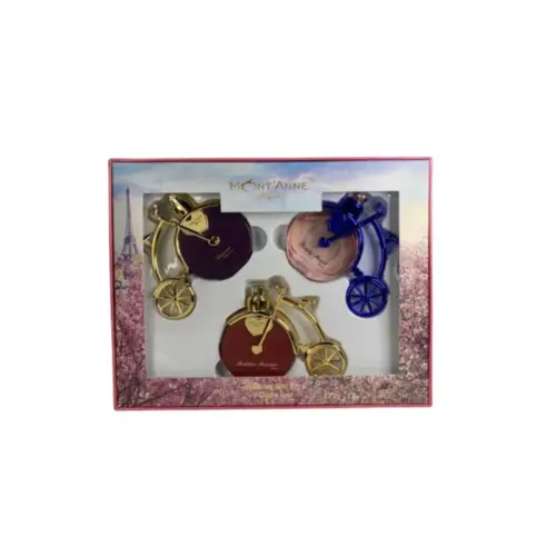 Kit presente de perfumes Montanne Parfums Coffret Pulcher Com 3 unidades de 25 ml