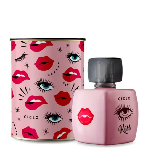Deo Colônia Ciclo Kiss Lata Com 100 ml