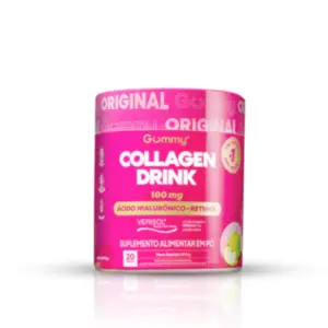 Suplemento Alimentar em pó Gummy Maçã verde 100mg Com 200 g