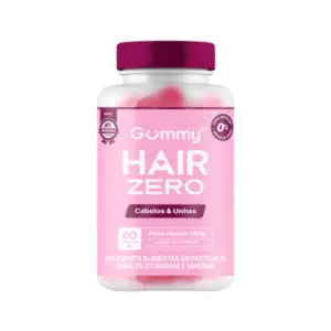 Suplemento Alimentar em gomas GUMMY Hair Zero Sem Açúcar Com 60 unidades