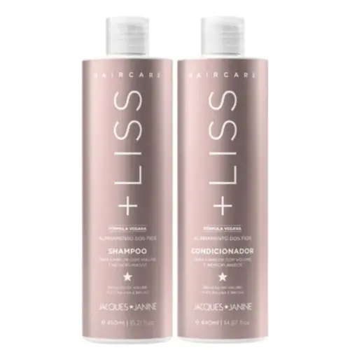 KIT JACQUES JANINE HAIRCARE LISS SH 450ML + COND 440ML