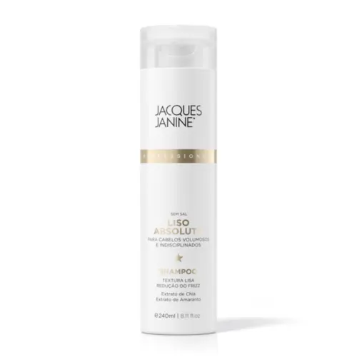 Shampoo Jacques Janine Liso Absoluto Com 240 ml