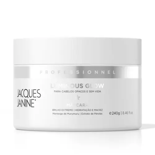 Máscara Capilar Jacques Janine Luminous Glow Com 240 g