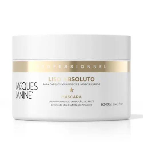 Máscara Capilar Jacques Janine Liso Absoluto Com 240 g