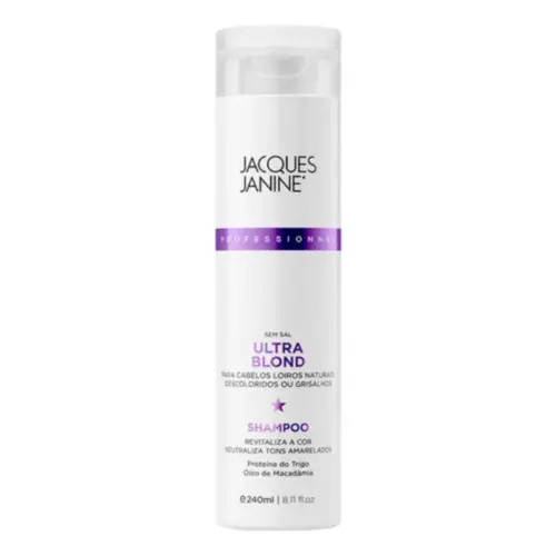 Shampoo Jacques Janine Ultra Blond Com 240 ml