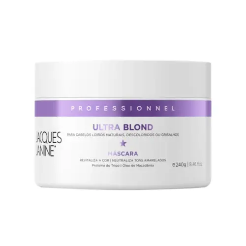 Máscara Capilar Jacques Janine Ultra Blond Com 240 g