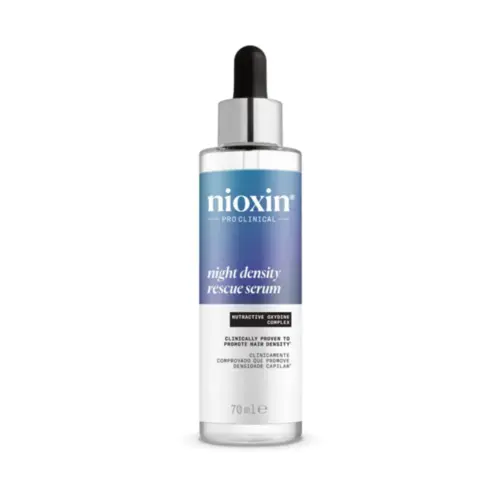 Sérum noturno Nioxin Night Density Rescue Tratamento sem enxágue antiqueda Com 70 ml