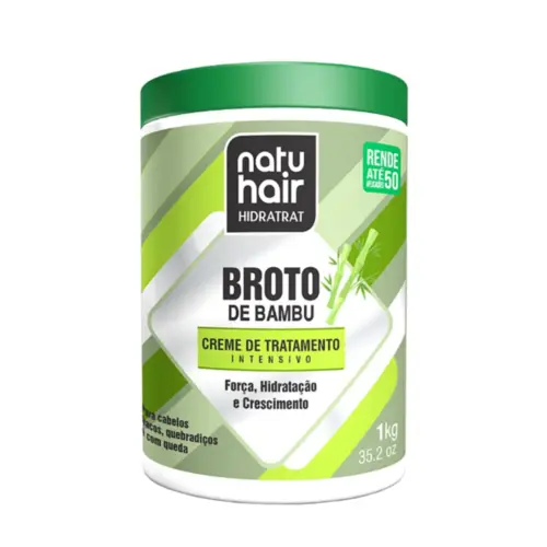 Creme de Tratamento Intensivo NatuHair Broto de Bambu Com 1000 g