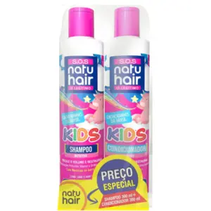 Kit Manutenção Intensiva NatuHair Kids Com 300 ml
