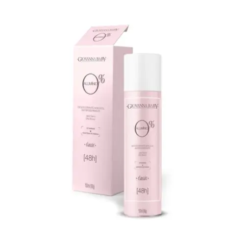 Desodorante Aerossol Giovanna Baby Classic Sem Aluminio 150ml